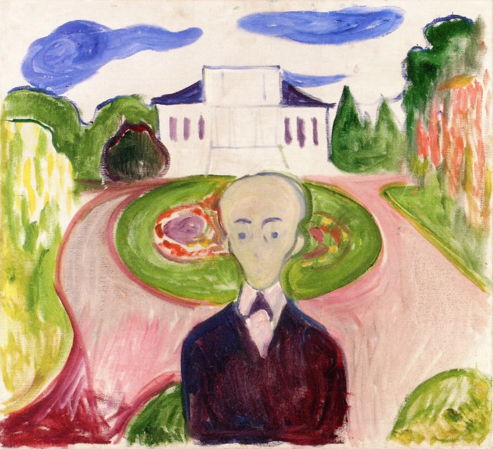 Proprietario terriero n236 - Edvard Munch, Proprietario terriero nel parco, 1903, 4el parco, 1903